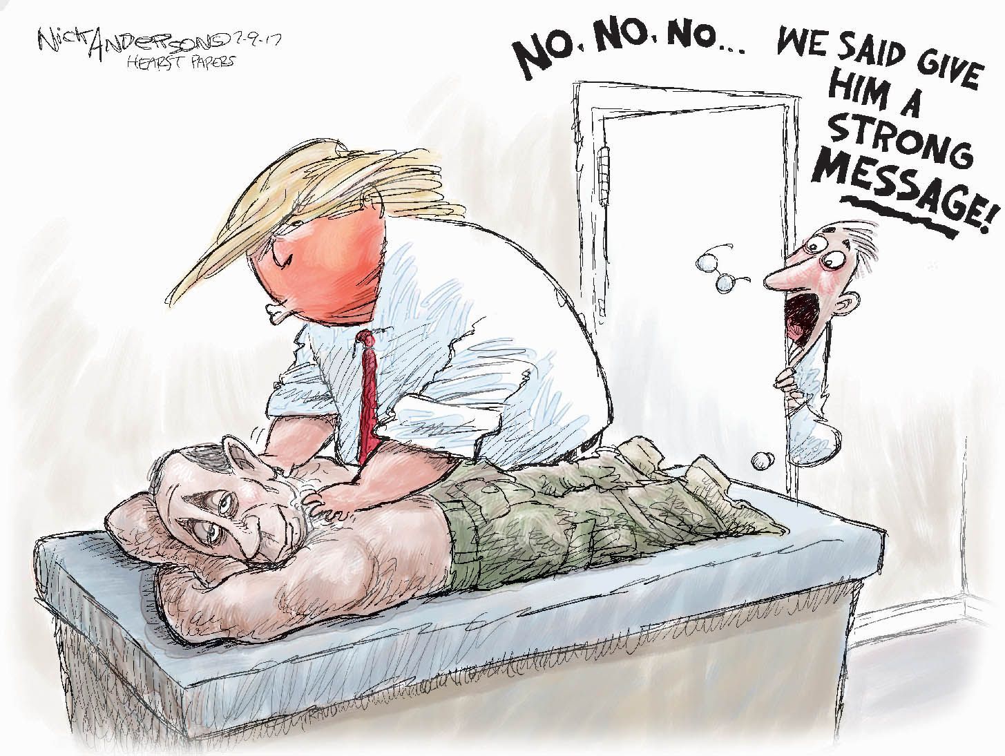 Signe Wilkinson cartoon
